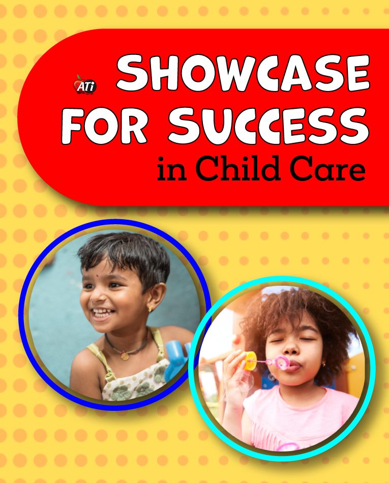 ATI's graphic Showcase for Success Online Image for Showcase for Success in Child Care - ONLINE
