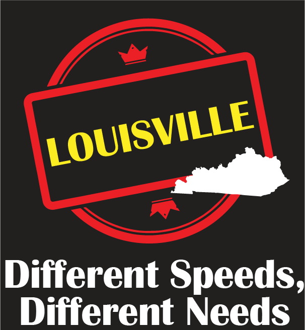 ATI's graphic Different Speeds Different Needs Image for Different Speeds / Different Needs - Louisville