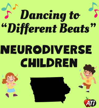 ATI's graphic for "Dancing to Different Beats" Neurodiverse - Des Moines Image for "Dancing to Different Beats" Neurodiverse - Des Moines